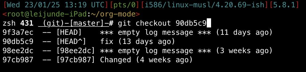 在zsh里甚至可以补全commit